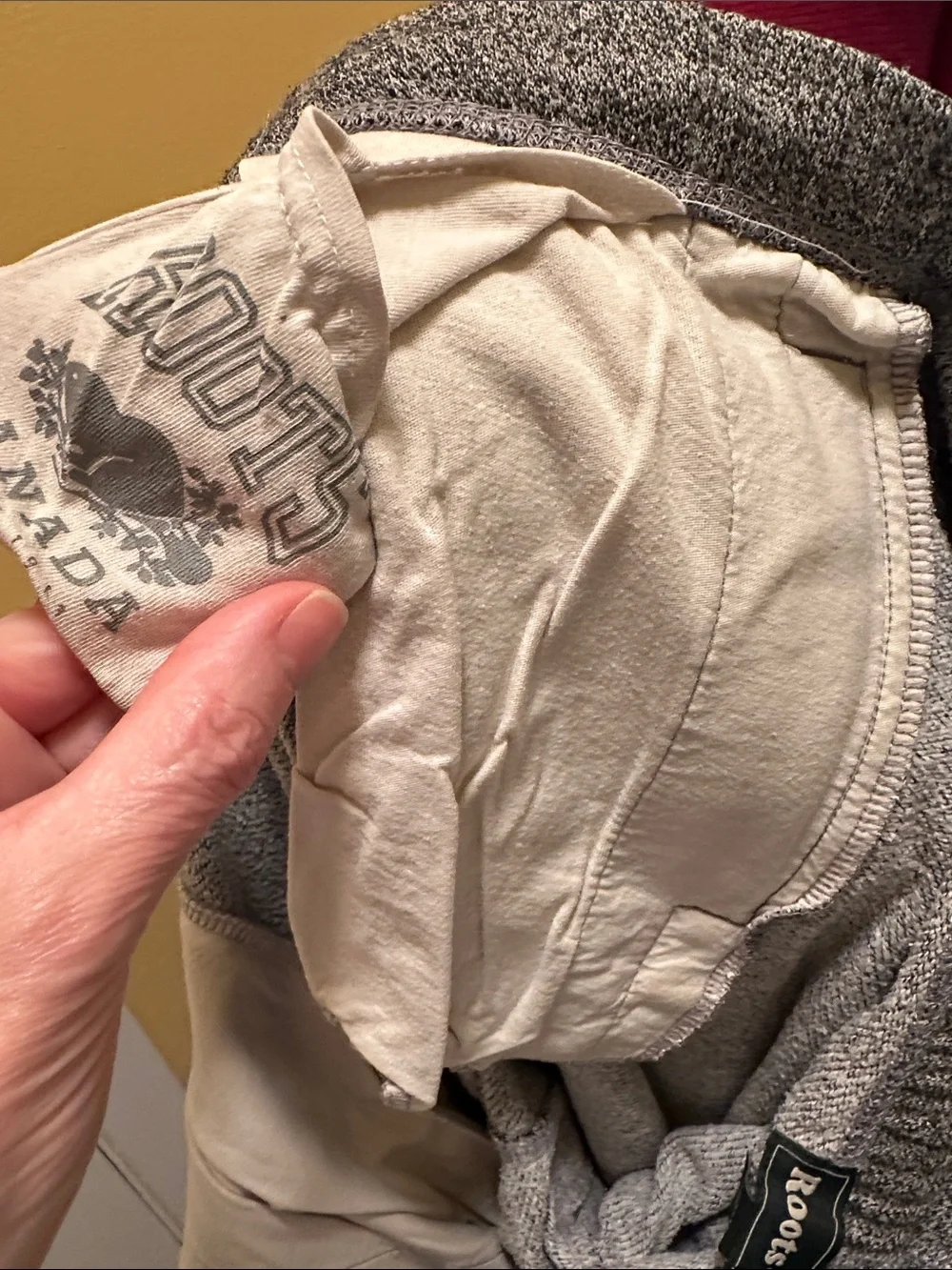 Roots Salt & Pepper Original Sweatpants Gray Marled Heritage Joggers Track Pants - Picture 12 of 12